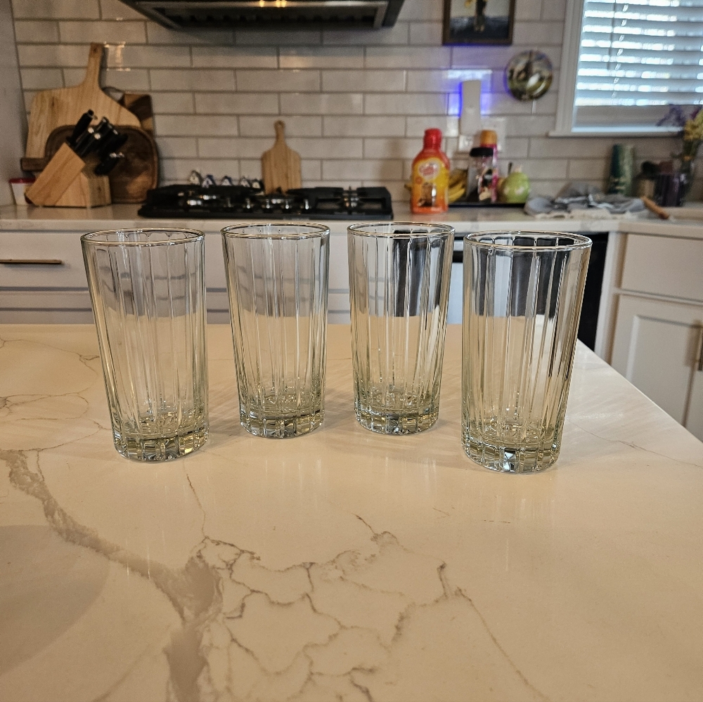 WILLIAMS SONOMA DORSET Crystal Highball Glassrs ORIGINALLY 159.95